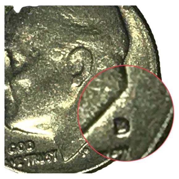 1977 Cud/ Overmintmarks Error Coin - Picture 2 of 5